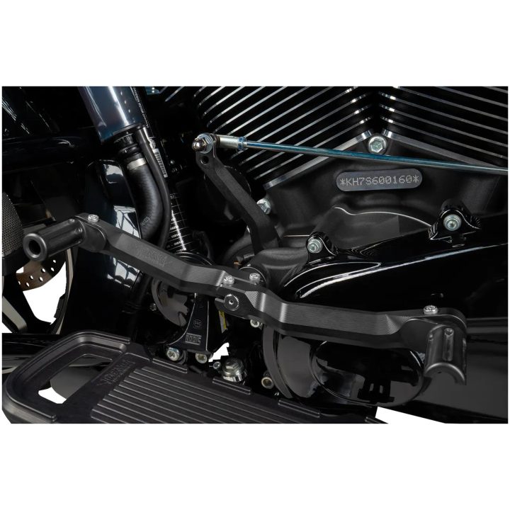 Gearstang Hæl/Tå Justerbar Sort Anodiseret DRAG SPECIALTIES – billede 3