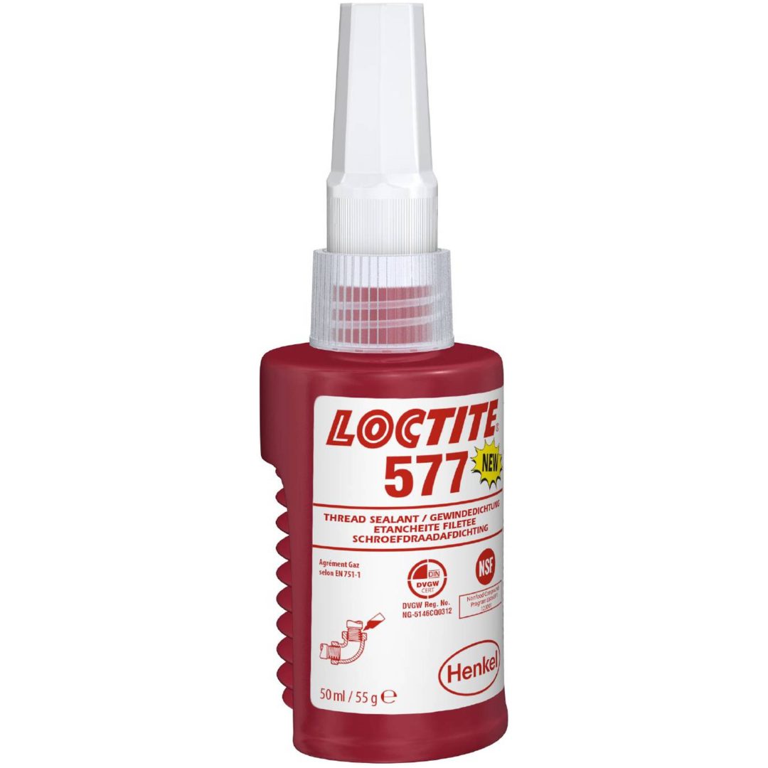 Gevindforsegling rørforsegling 577 LOCTITE GEVINDTÆTNING 577 TTL 50ML SFDN