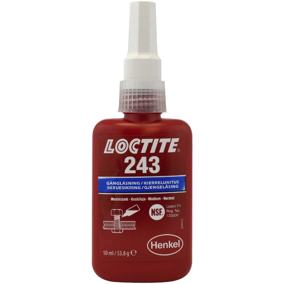 Gevindlåsning medium styrke 243 LOCTITE GEVINDLÅSNING NORM. OLIE 243 5ML – billede 3