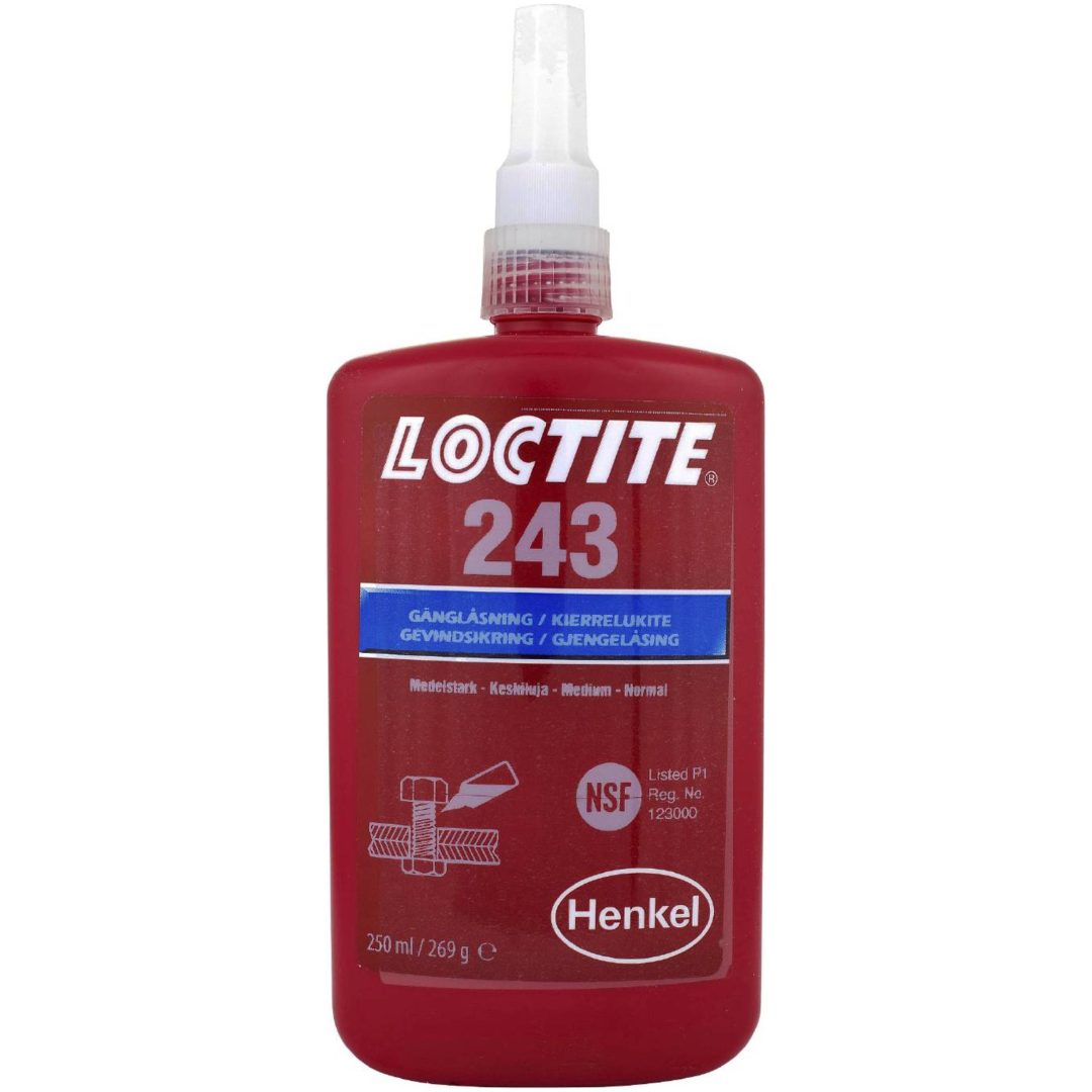 Gevindlåsning medium styrke 243 LOCTITE GEVINDLÅSNING NORM. OLIE 243 5ML – billede 2