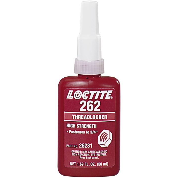 Gevindlåsning medium styrke 262 LOCTITE GÆNGELÅSNING 262 50ML – billede 2