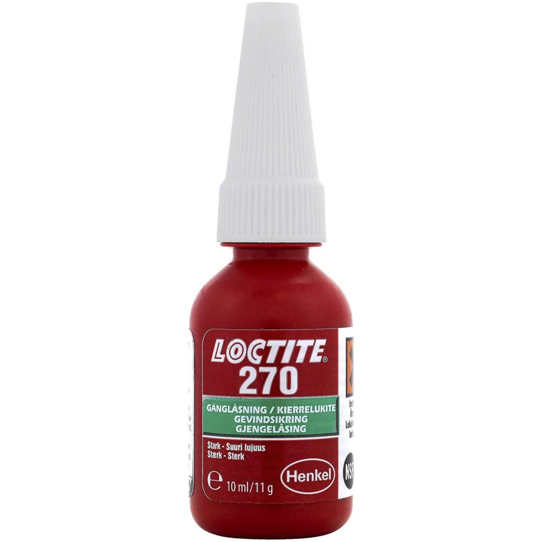 Gevindlåsning stærk 270 LOCTITE Gevindsikring stærk 10ML 270