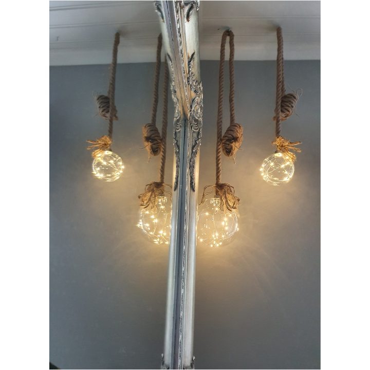 Glasdekoration Jutta Beige Star Trading – billede 5