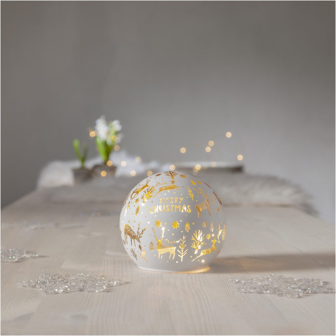 Glasdekoration MerryX-mas STAR TRADING – billede 2