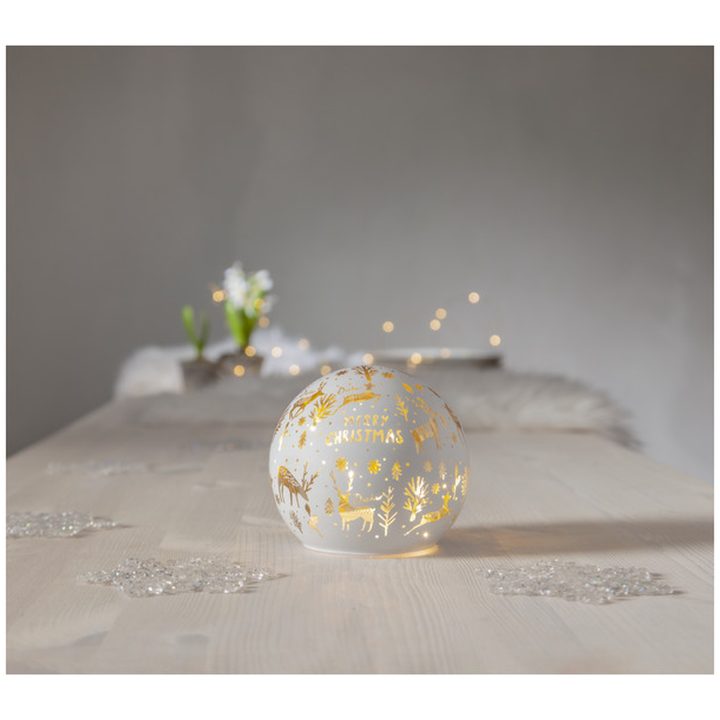 Glasdekoration MerryX-mas STAR TRADING – billede 3