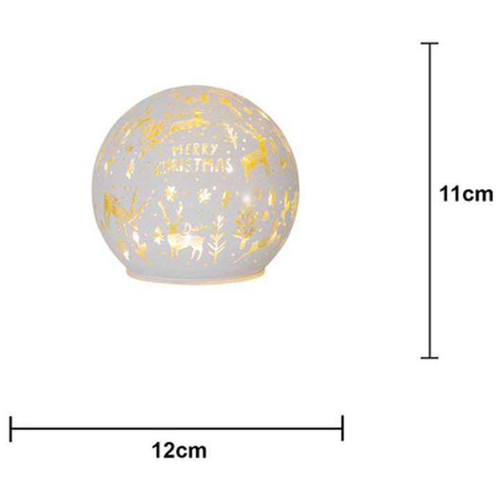 Glasdekoration MerryX-mas STAR TRADING – billede 4
