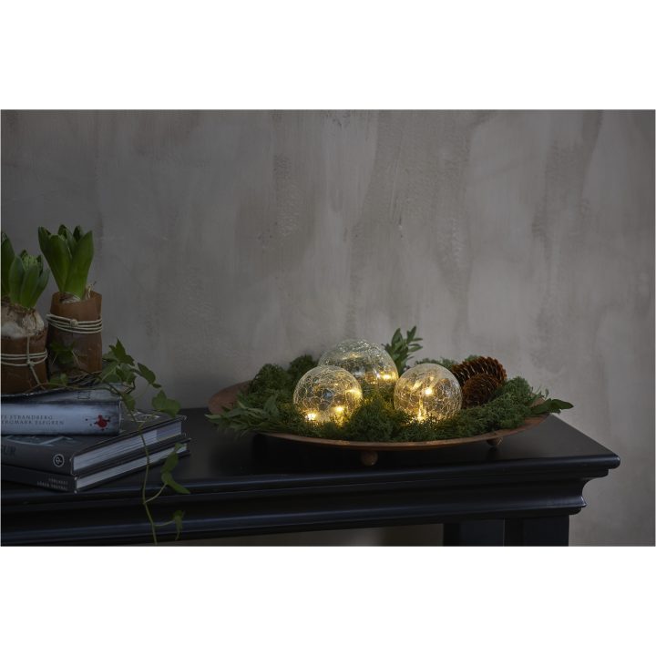 Glasdekoration Triss Transparent Star Trading – billede 5