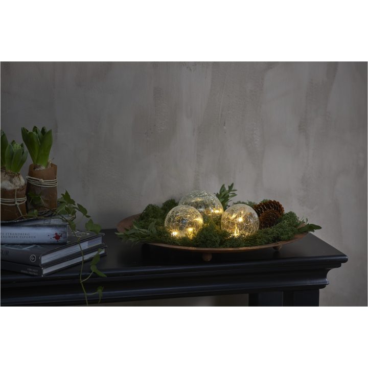 Glasdekoration Triss Transparent Star Trading – billede 5