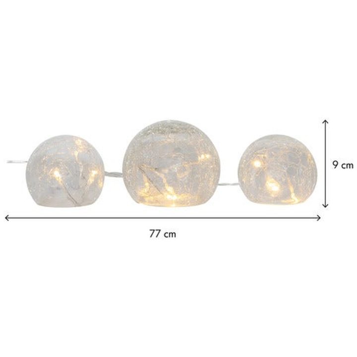 Glasdekoration Triss Transparent Star Trading – billede 2