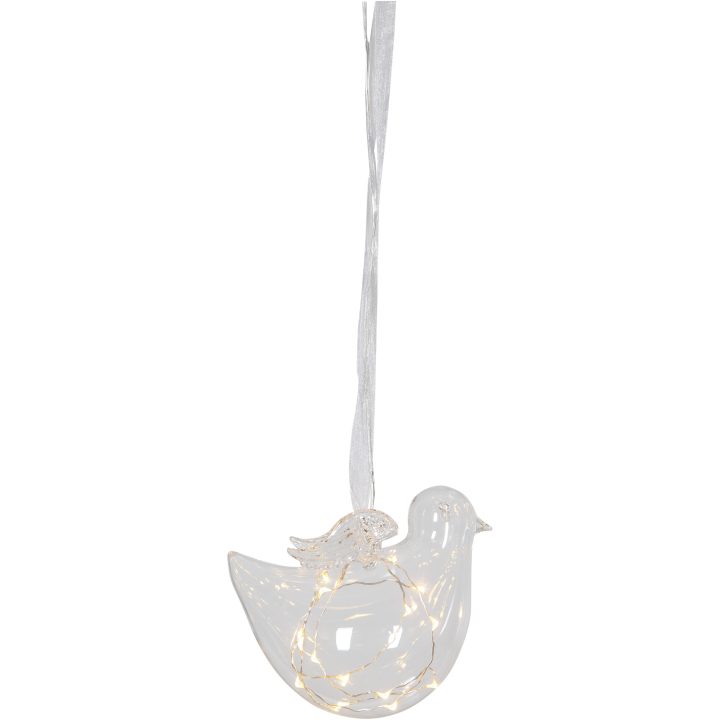 Glaskugle Bird Transparent Star Trading – billede 8