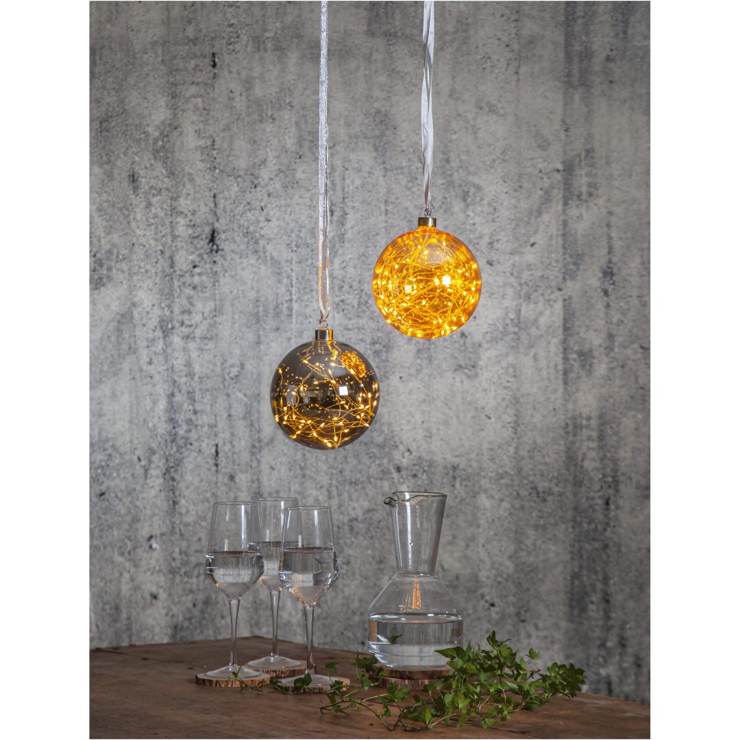 Glaskugle Glow Amber Star Trading – billede 9