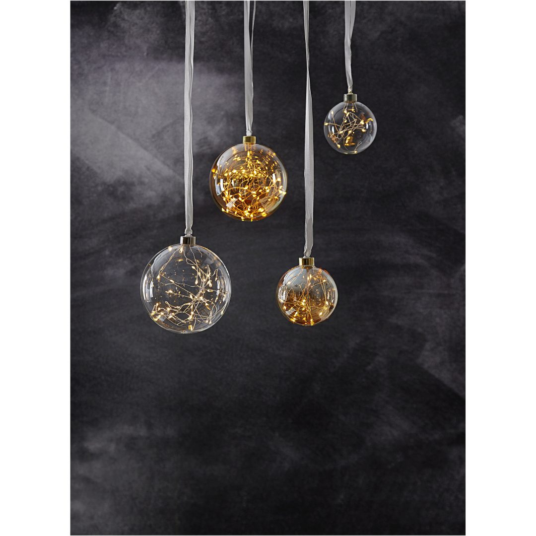 Glaskugle Glow Amber Star Trading – billede 8