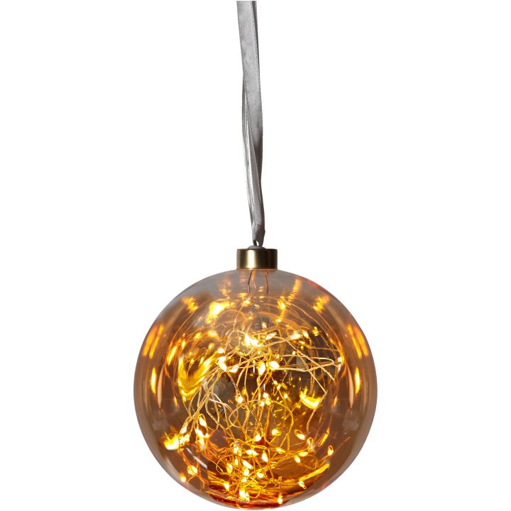 Glaskugle Glow Amber Star Trading – billede 6