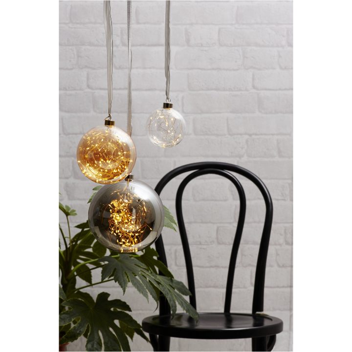 Glaskugle Glow Amber Star Trading – billede 4