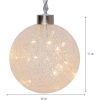Glaskugle Glow Snow Frosted Star Trading – miniature 5