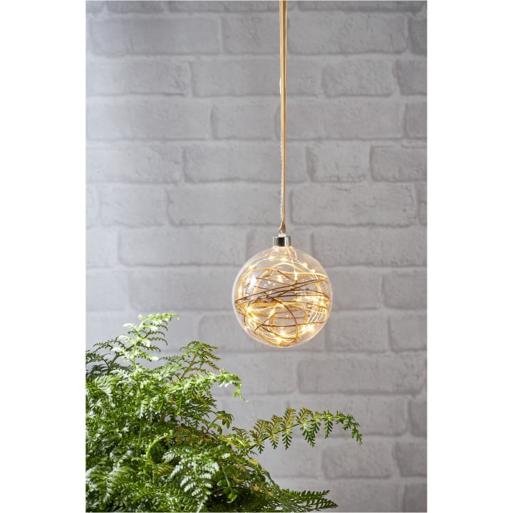 Glaskugle Glow Transparent Star Trading – billede 4