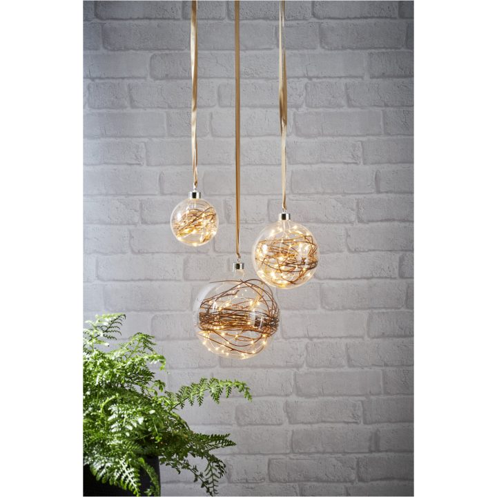 Glaskugle Glow Transparent Star Trading – billede 2