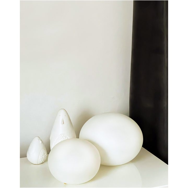 Globus Bordlampe 24cm, Hvid ANETA HOME Sokkel E14 Opalhvid – billede 5