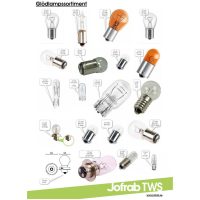 Glödlampa 12V 10W BA15S ORANGE