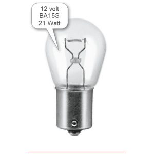 Glödlampa BA15S 12V 21W