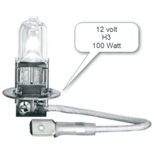 Glödlampa H3 12V 100W(10) UNIVERSAL