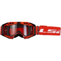 GOGGLE LS2 AURA ENDURO SERIES KLAR LINS RÖD Onesize