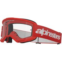 Goggle Vision 3 WORDMARK Röd/Klart Alpinestars