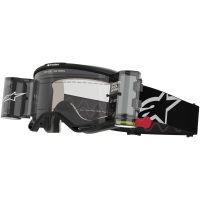 Goggle Vision 5 CORP Svart/Klart ROLL-OFF Alpinestars