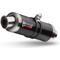 GP Muffler Stainless Steel Black/Stainless Steel End Cap Kawasaki Z1000SX Mivv