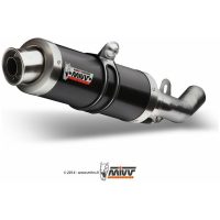 GP Steel Black Slip-On Kawasaki Z300 Mivv