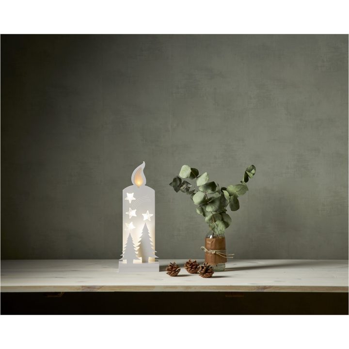 Grandy Hvid Star Trading Gran & Lys - 13 cm – billede 5