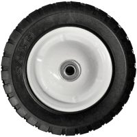 Greentek Hjul 8" x 1.75" Universal Metallfälg för 1/2" axel Lagrad