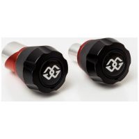 GTA Fork and Swingarm Protection (Wheel Axle) Black/Red Suzuki GSF1250 Bandit GILLES TOOLING