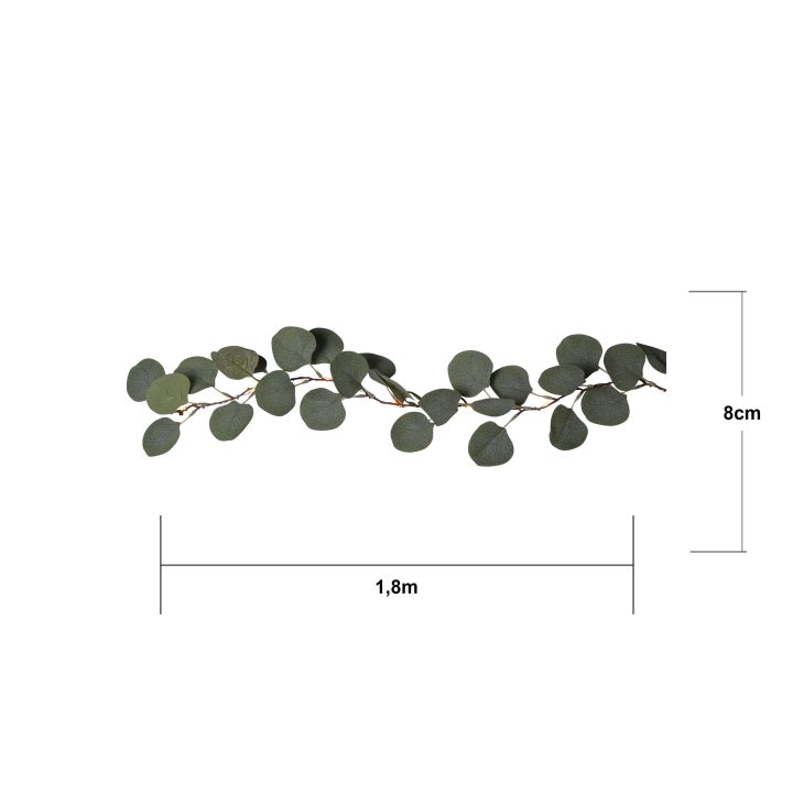 Guirlande Eucalyptus Grøn Star Trading – billede 3