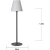 Gulvlampe Kreta Hvid Star Trading – miniature 9