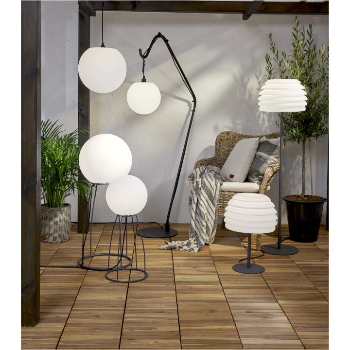 Gulvlampe Rhodos Hvid Star Trading – billede 3