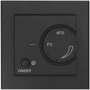 Gulvvarmetermostat Optima, 3200W, Sort MALMBERGS