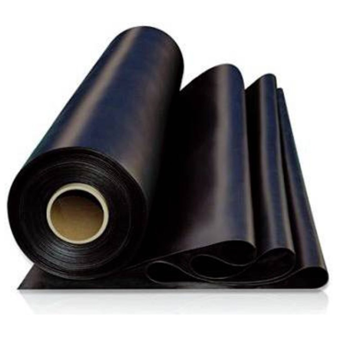 Gummimembran natur med stofindlæg GUMMIDUG NATUR 1 VÆV 2X1400MM