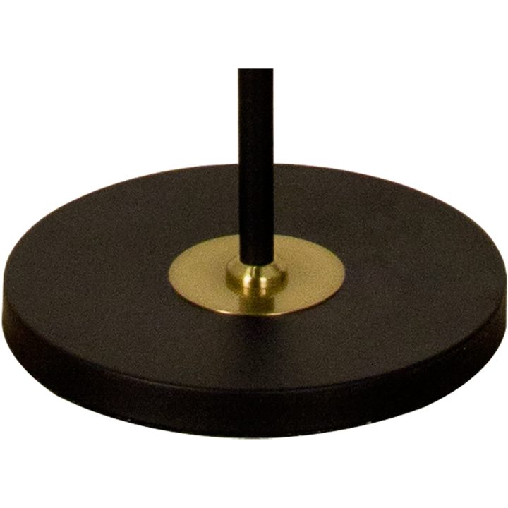 Gusto Gulvlampe. Sort/messing ANETA HOME Sokkel LED Sort /Mat Messing – billede 2