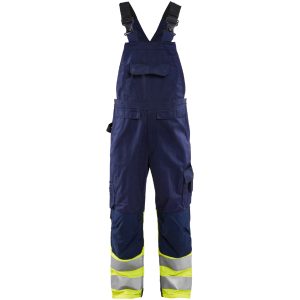 Hængekravebukser 26621800 Marine / Hivisgul BLÅKLÄDER