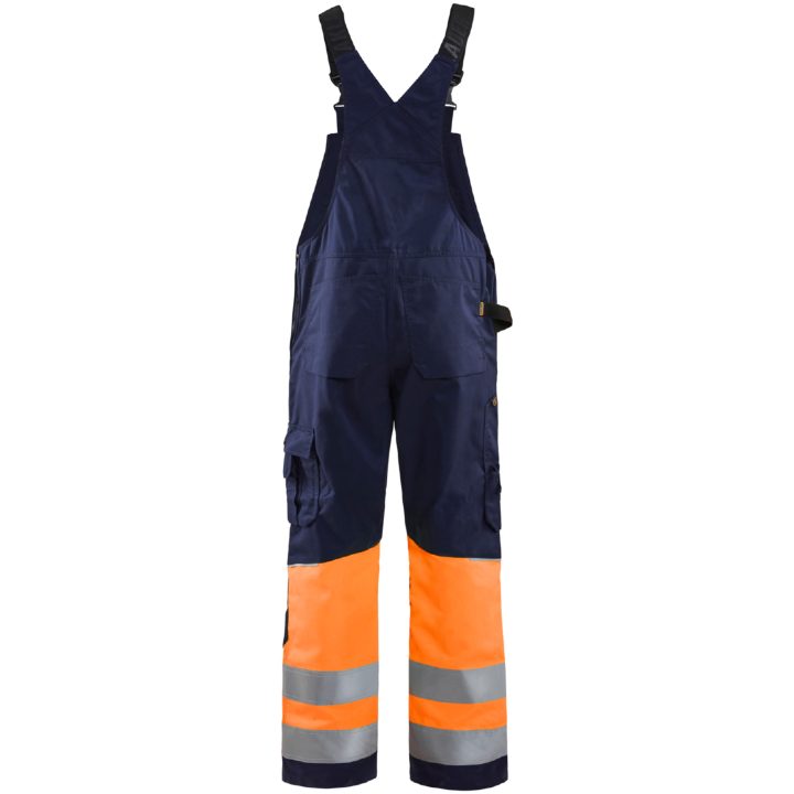 Hængekselebukser 26621800 Marine / Hivisorange BLÅKLÄDER SMÆKBUKSER 26621800 MA/O 44 – billede 2
