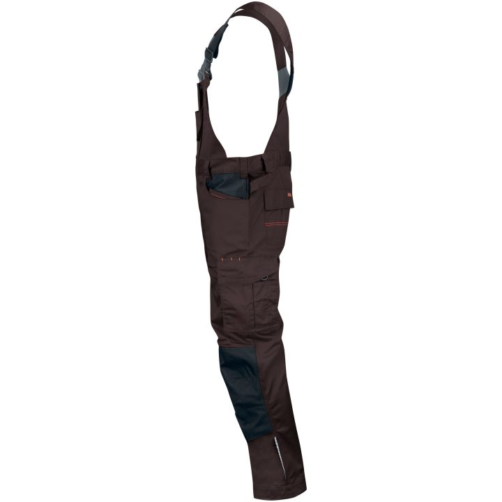 Hængekselebukser 3730 Practical Brun/Sort Jobman C42 – billede 2