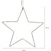 Hængende dekoration Mira Sort Star Trading – miniature 3