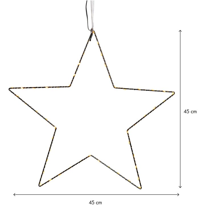 Hængende dekoration Mira Sort Star Trading – billede 3