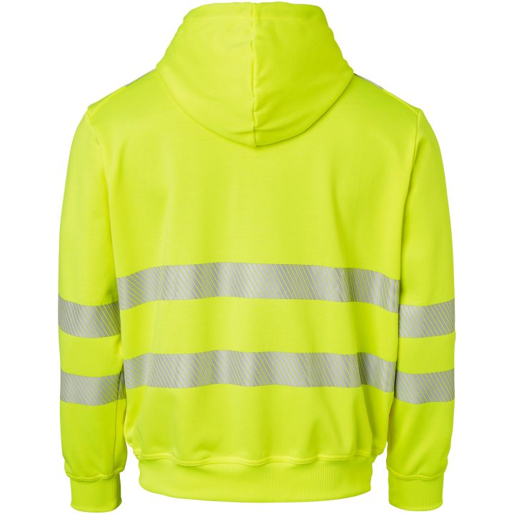 Hættetrøje 271 Hel-zip Fluorescerende Gul Top Swede XS – billede 3
