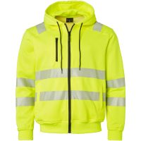 Hættetrøje 271 Hel-zip Fluorescerende Gul Top Swede