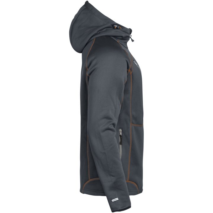 Hættetrøje 5152 Advanced Mørkegrå/Orange Jobman XXXL – billede 4