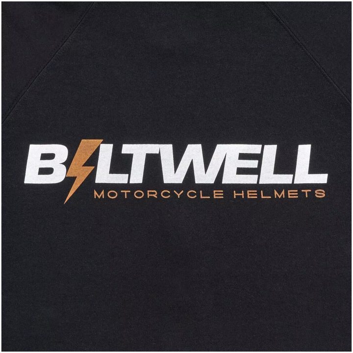 Hættetrøje Bolts Zip Sort BILTWELL – billede 4