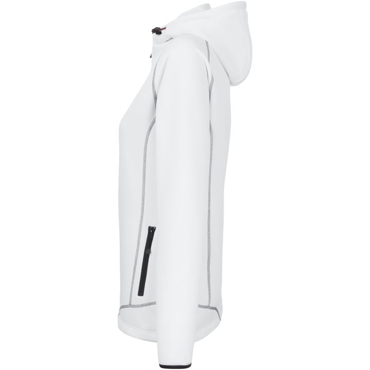 Hættetrøje Dame 5177 Advanced Hvid Jobman Large – billede 2