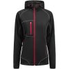 Hættetrøje Dame 5177 Advanced Sort/Rød Jobman Large – miniature 1